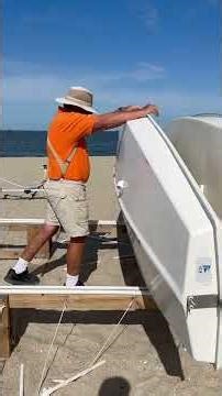 Sunfish De-Rigging Part X (Using the Rack)