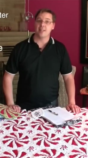 Award winning crochet peppermint throw