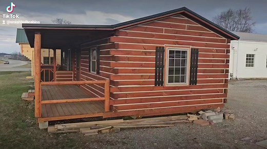 We build Amish Built Cabins that are ready to be brought to your land. We ship to 48 states and usually can have a cabin on your land within 10 to 12 weeks from the day we get your deposit! Call and ask for Osi today at 502-298-8946 with any questions you have!#housingmarket2022 #housingmarket #housingcrisis #cheaphousing #cheaphousing #prefabhouse #prefab #casa #home #house #loghomes #affordablehousing #amishtiktok #amishparadise #amishgonewild #amishlife #amish #housing We build Amish Built Ca