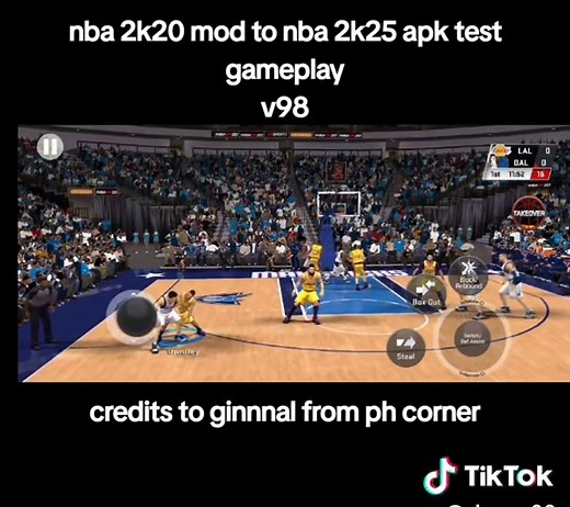 NBA 2K20 Mod to NBA 2K25 APK Test Gameplay