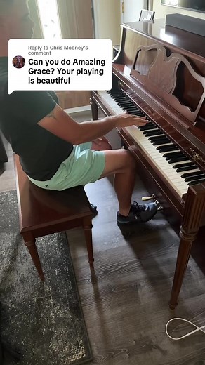 Amazing Grace Piano Performance by Chris Mooney | Church TikTok Hymn
