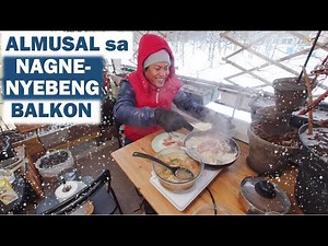 ALMUSAL sa NAGNE-NYEBENG BALKON!!! OUTDOOR MUKBANG! OUTDOOR COOKING!!! Filipino Food.