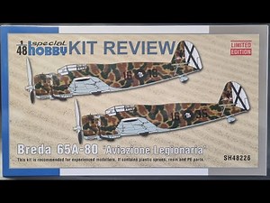 1/48 Special Hobby Breda 65A-80 Kit review