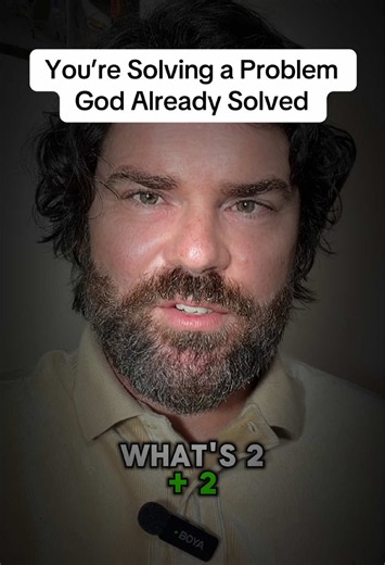 You're not anxious because you lack faith. You're anxious because you're carrying an equation God never asked you to solve. Put the calculator down. #faith #jesus #fypシ