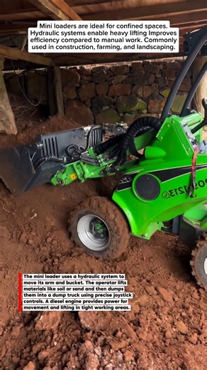 Mini Loader Fast Soil Loading!