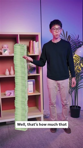 How tall of a cash stack do your payment fees make?