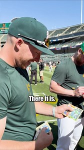 38K views · 261 reactions | A’s rookie, Brett Harris, finds the 1987 Topps Mark McGwire rookie card on the field at Oakland Coliseum. What a cool moment! Should he get it signed? #baseballcards #markmcgwire #rookiecard #cardcollector #baseball #sportscards #thehobby #foryoupage #fyp | Brian Pirrip | Facebook