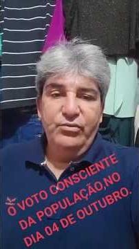 VOTO CONSCIENTE DA POPULAÇÃO,NO DIA 04 DE OUTUBRO.