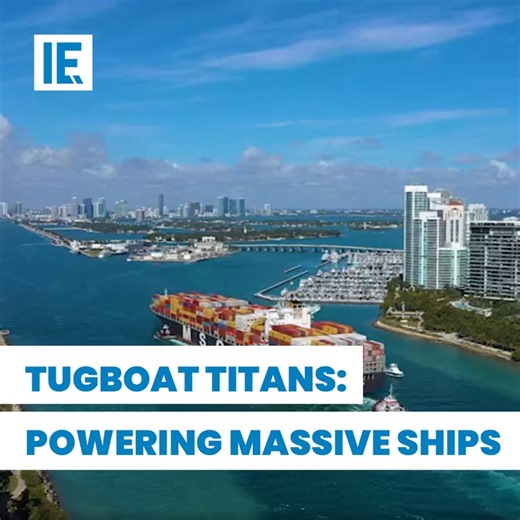 Tugboats pack an incredible amount of power in order to move giant ships. | Interesting Engineering