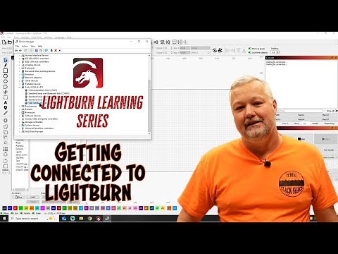 Getting connected to lightburn- GRBL machines