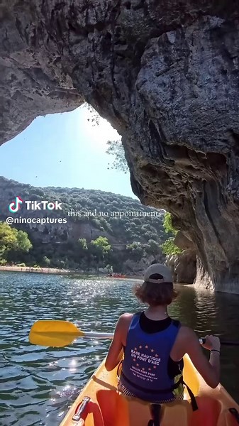 nothing as peaceful as nature🦋🐝🐠🌼🌿⛰️ #nature #canoeing #ardéche #france #travel #traveltiktok #summer #activity