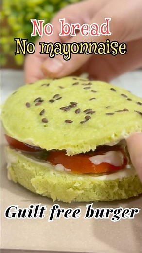 No Bread Guilt free Burger #burger #healthy #snacks #trending #recipe #food #ytshorts #viral #foodie