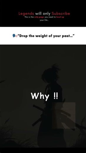 Drop the weight of your past #discipline #motivation #stayfocused #viral #ego #youself #shortfeed