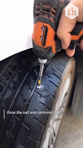 85K views · 98 reactions | Here's an easy way to fix a punctured tire! #diy #tips #tires #cartips | Family Handyman | Facebook