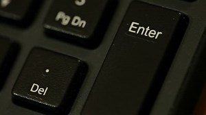 Closeup Finger Pressing Enter Button On Stock Footage Video (100% Royalty-free) 6492677 | Shutterstock