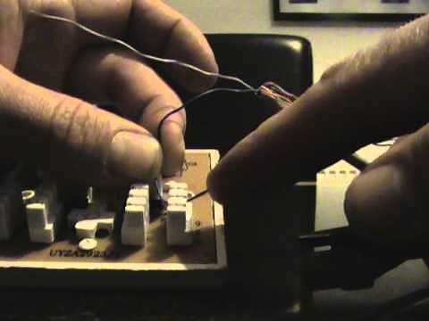 How to Punch Down (connect) wires in a BT master phone socket front plate