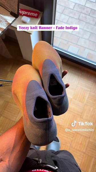 Yeezy Knit Runner Fade Indigo Review