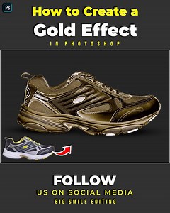 How to Create a Gold Effect in Adobe Photoshop | Big Smile Editing