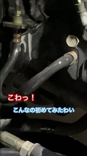 何がおこったんや。NKE165 カローラフィールダーHVのブレーキホースからピュー