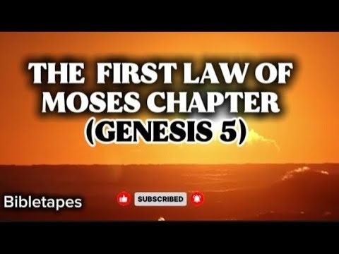 The Book of Genesis Chapter 5 | The Genealogy from Adam to Noah( full reading)