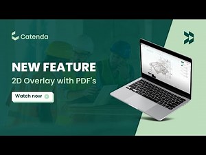 2D Overlay with PDF's I New Feature I Catenda Hub Feature