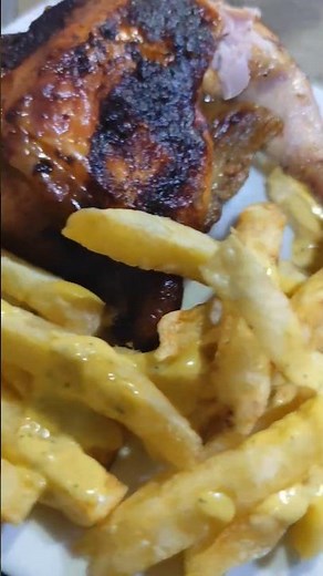 A classic of Peruvian cuisine: Pollo a la brasa (rotisserie chicken) #easyrecipes