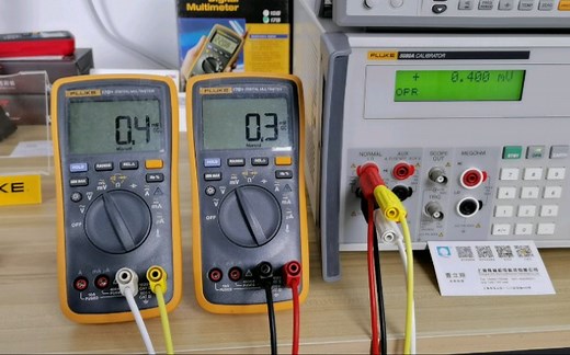 FLUKE福禄克17B+万用表测4-20mA电流1mV下电压