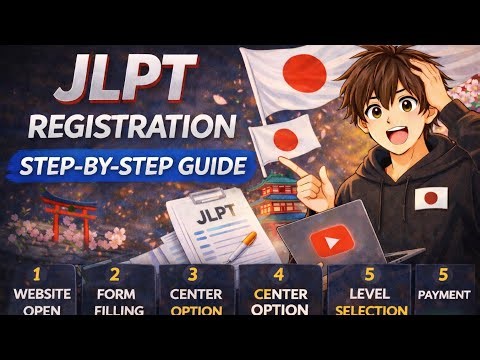 JLPT 2026 Registration Process Step by Step | Complete Form Filling Guide (Avoid Mistakes).