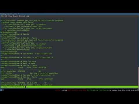 Linux Sysadmin Basics -- LXC 3: Basic Container Administration