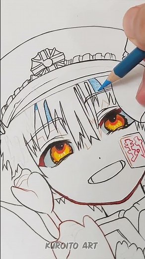 Drawing Hanako-kun! 👻🎃 #shorts