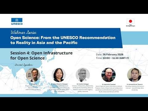 Session 4 - Open Infrastructure for Open Science
