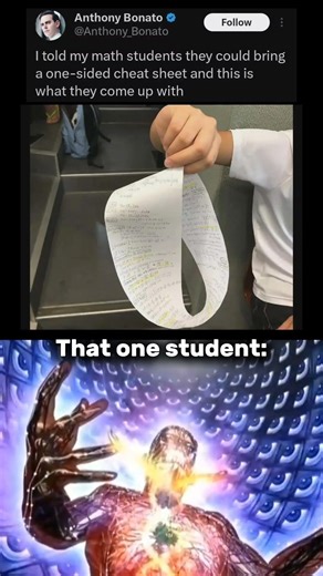 The infinite one-sided cheat sheet.