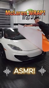 Wrapping this McLaren 12C in Vinylfrog Supergloss Candy Metallic Neon Orange 🧡🐸 #asmr #asmrsounds #wrap #carwrap #vinylwrapping #mclaren | Wrap Ohio