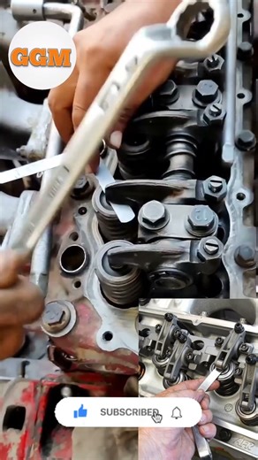@function of valve adjustment in engine system#automobile#valve clearanceintheengine #vehicleengine