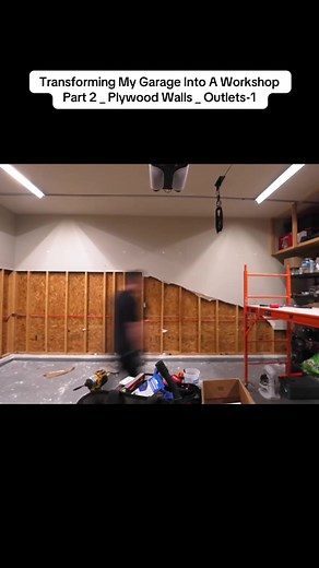 Transforming My Garage Into a Workshop: Plywood Walls & Outlets