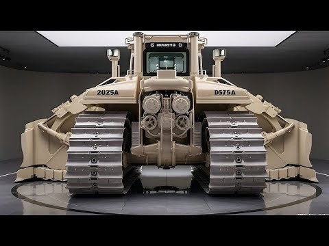 World’s Most Powerful Bulldozer in Action – 2025 Komatsu D575A-3 Review