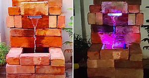 How To Make A Brick Waterfall