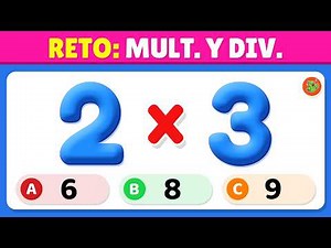 ¡Tablas de Multiplicar Súper Fáciles! (Nivel 1) ✖️👶 (Viral)