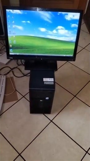 Pc Desktop Windows XP Core Duo 1,8GHz RAM1GB HD160GB HP Compaq DX2300 MicroTower