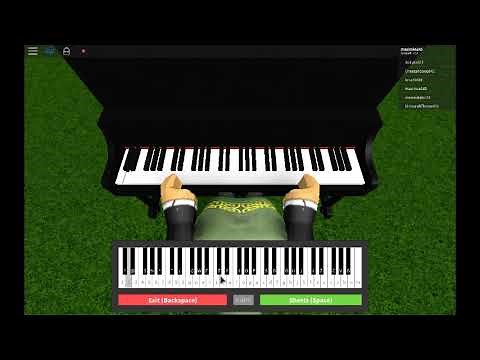 Roblox piano | Carmen Habanera - Georges Bizet {ORIGINAL SHEETS}