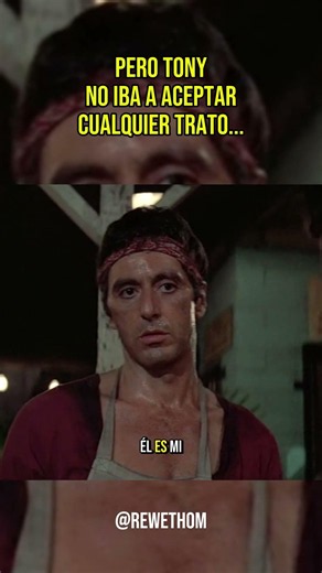 The scene where Tony Montana made it clear he wasn't working for peanuts | Scarface
