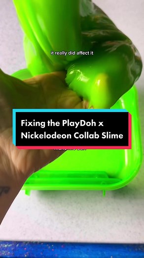 Fixing the PlayDoh x Nickelodeon Collab Slime