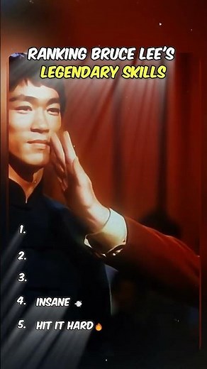 Bruce Lee Legendary Skills #BruceLee #MartialArts #LegendaryS #KungFu #BruceMoments #MartialArts