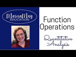 Quantitative Analysis Function Operations