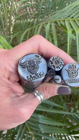 Custom Steel Stamp for Metal & Leather, Jewelry Logo, Hand Stamping, Tool Steel - Etsy