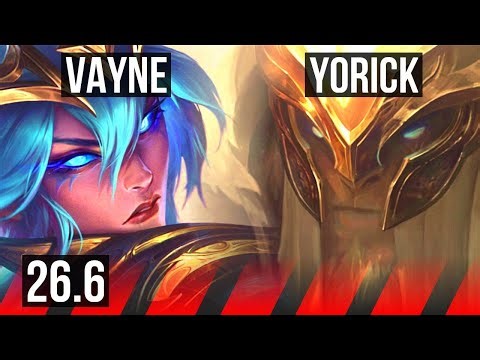 VAYNE vs YORICK (TOP) | EUW Grandmaster | 26.6