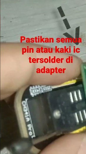 Ic not responding di programmer ch341a