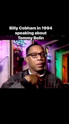 Billy Cobham in 1994 speaking about Tommy Bolin. From our Tommy Bolin Archives documentary Tommy Bolin: A Tribute. https://youtu.be/LtWg3h_hVFA | Tommy Bolin Archives