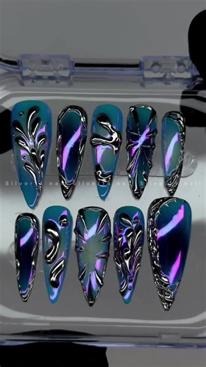Silver14 nails trên TikTok