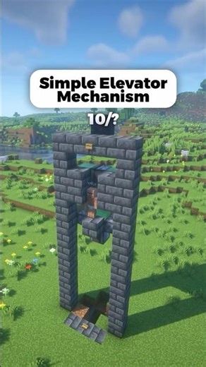 Simple Elevator Tutorial in Minecraft